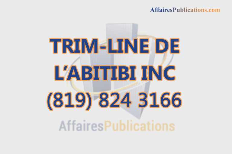 TRIM-LINE DE L’ABITIBI INC