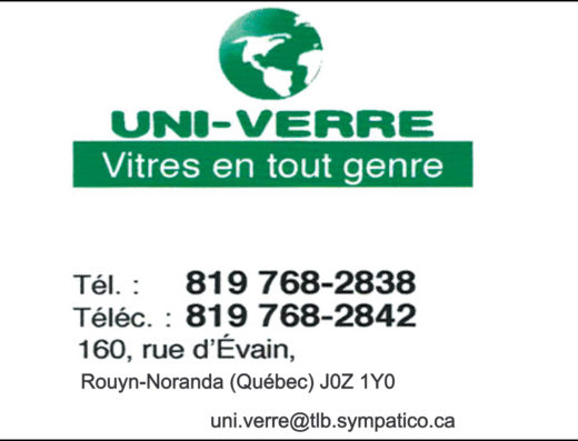 UNI-VERRE ROUYN-NORANDA INC