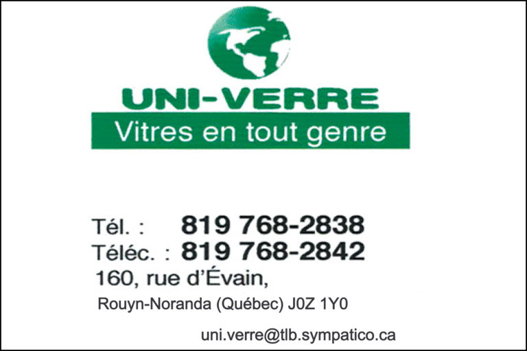 UNI-VERRE ROUYN-NORANDA INC