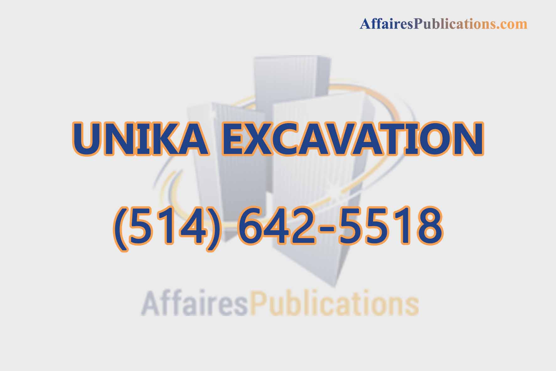 UNIKA EXCAVATION