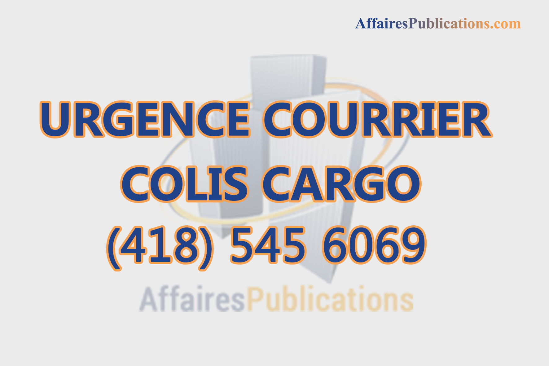 URGENCE COURRIER COLIS CARGO