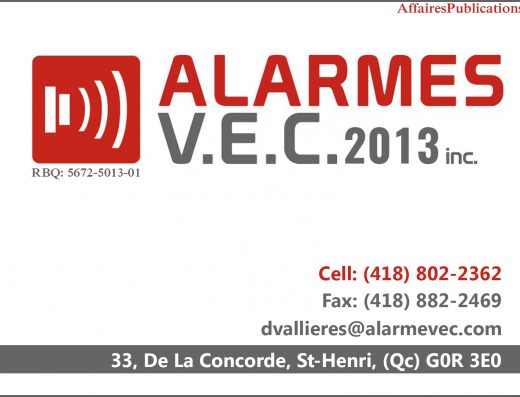 ALARMES VEC 2013 INC