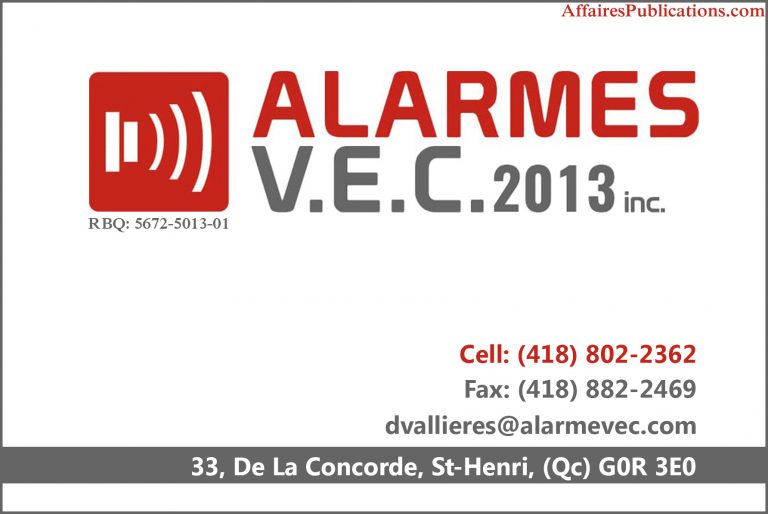ALARMES VEC 2013 INC
