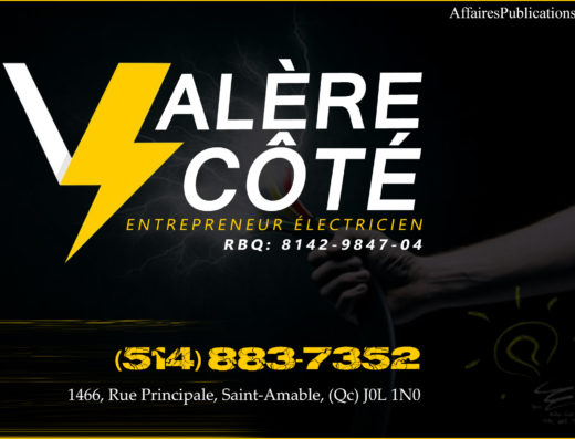 VALÈRE CÔTÉ ENTREPRENEUR ÉLECTRICIEN