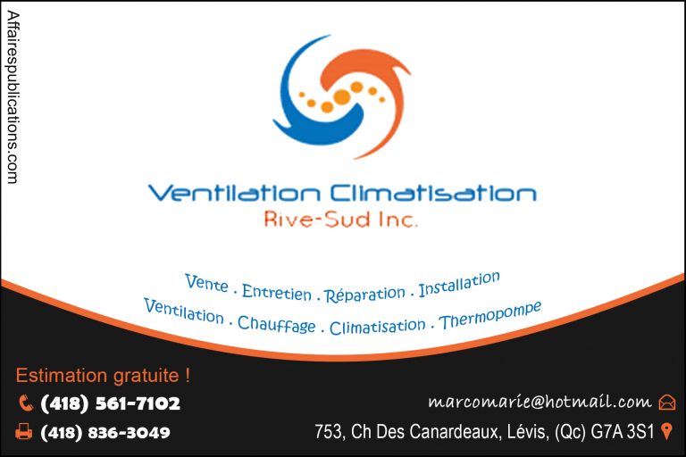 VENTILATION CLIMATISATION RIVE-SUD