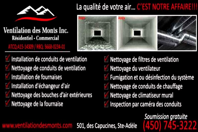VENTILATION DES MONTS INC