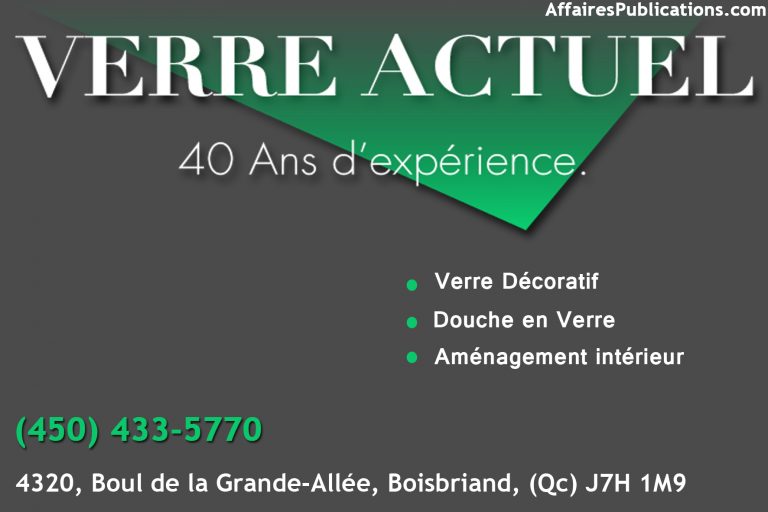 VERRE ACTUEL ET FILS INC