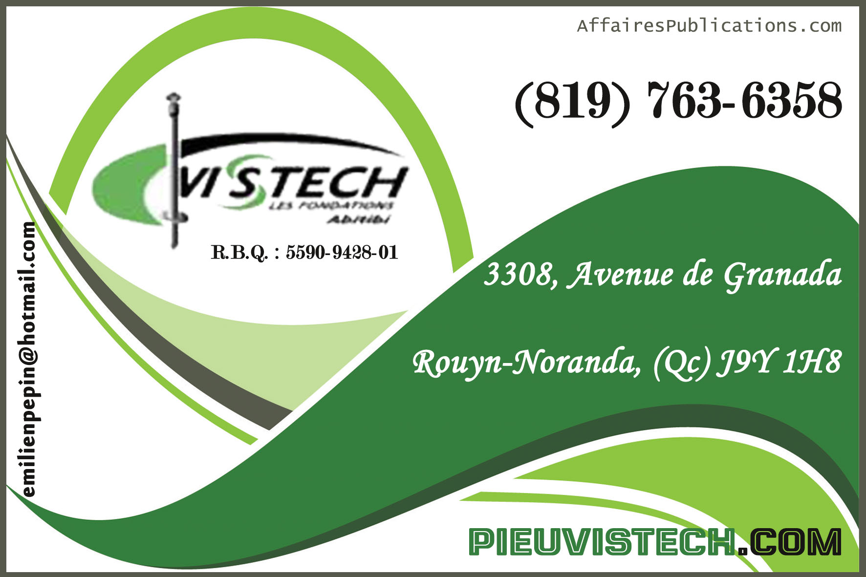 VISTECH ABITIBI INC