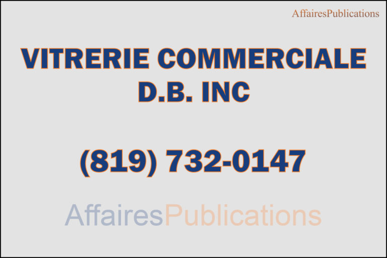 VITRERIE COMMERCIALE D.B. INC