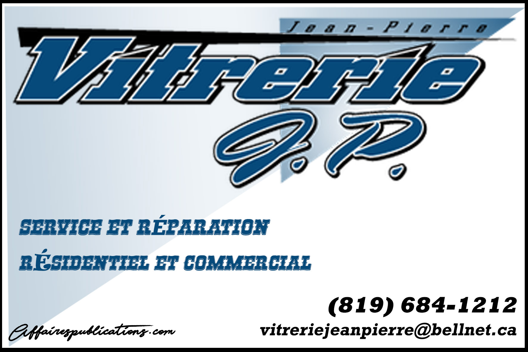 VITRERIE JEAN-PIERRE INC