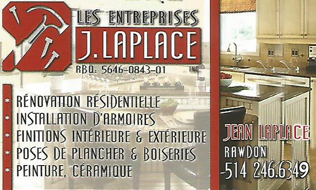 ENTREPRISES J LAPLACE INC