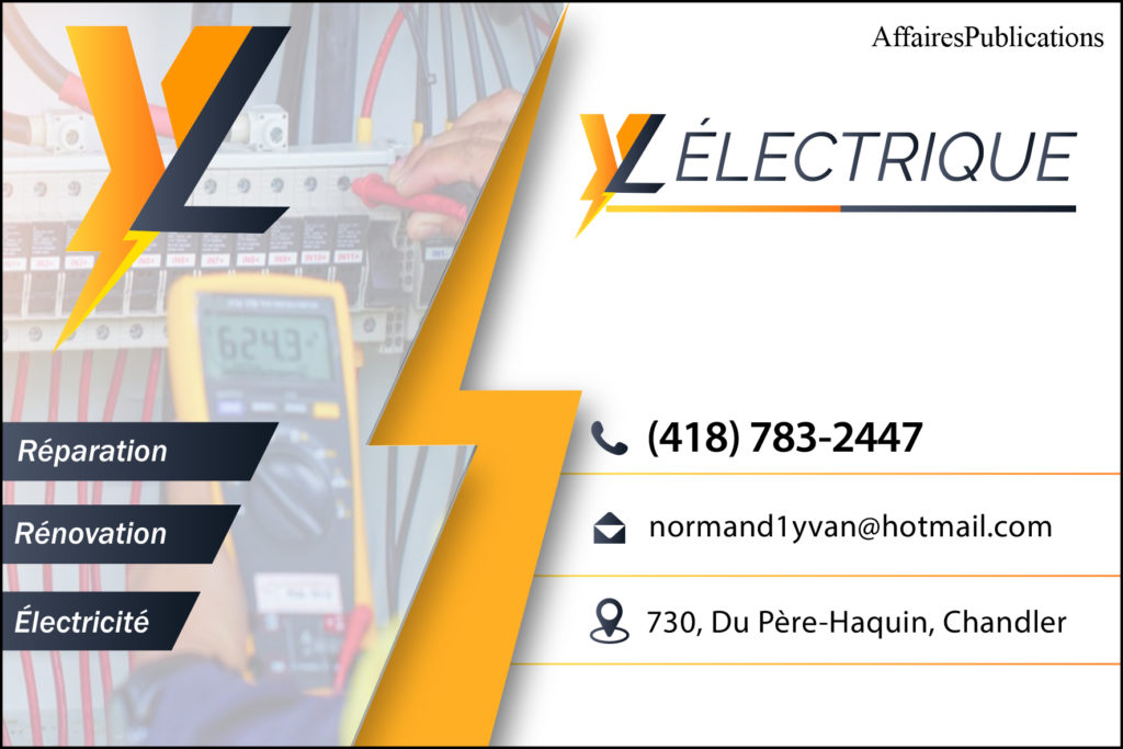 Y. L. ÉLECTRIQUE   9300-9124 QUÉBEC