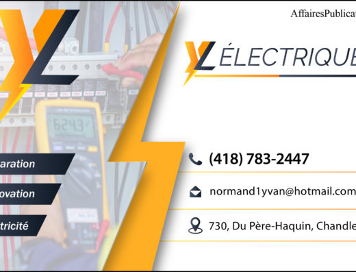 Y. L. ÉLECTRIQUE <br>  9300-9124 QUÉBEC