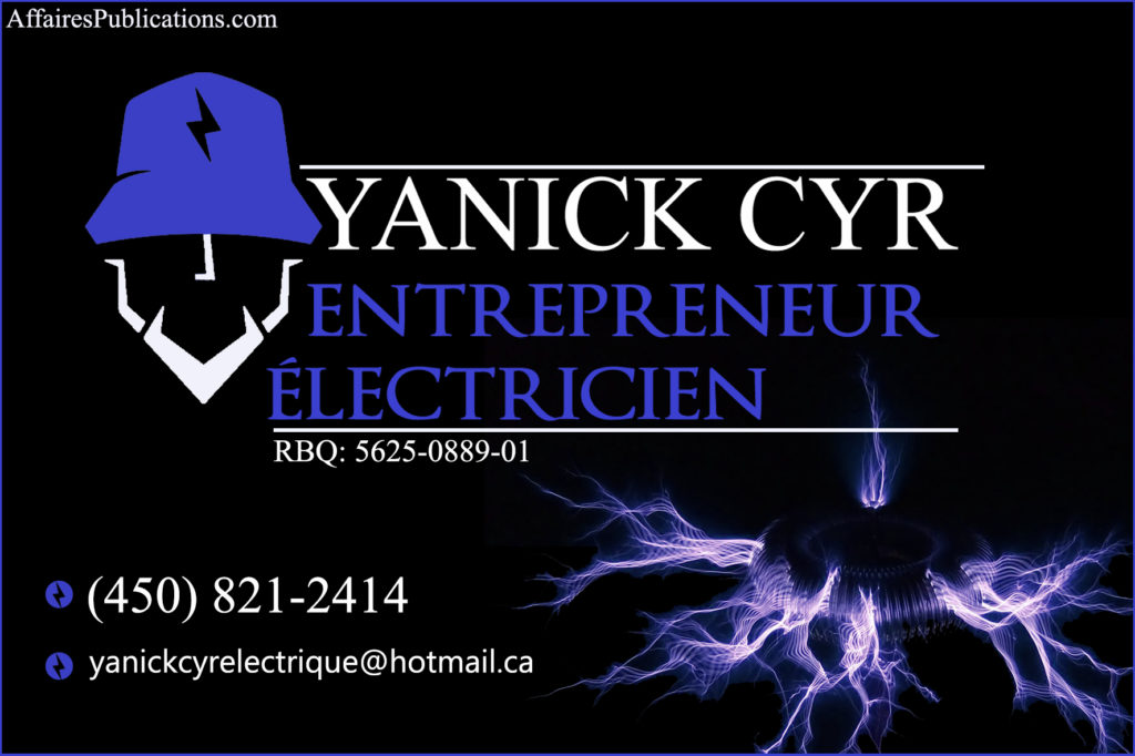 YANICK CYR ENTREPRENEUR ÉLECTRICIEN INC