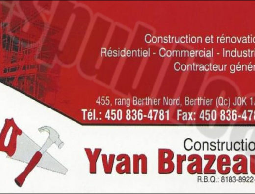 YVAN BRAZEAU CONSTRUCTION