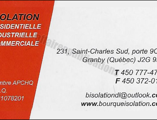 BOURQUE ISOLATION LDL INC
