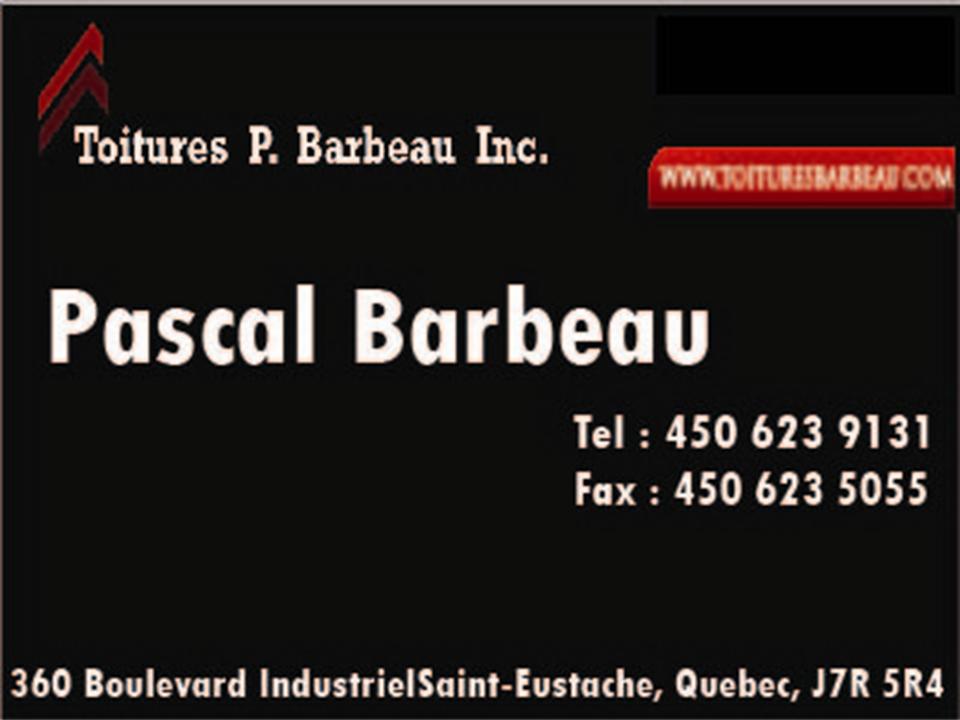 LES TOITURES P BARBEAU INC