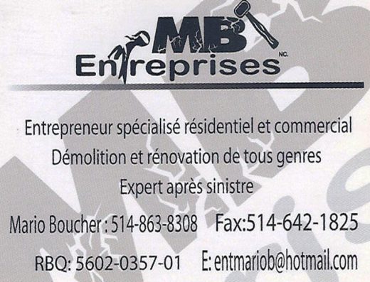 ENTREPRISES MB