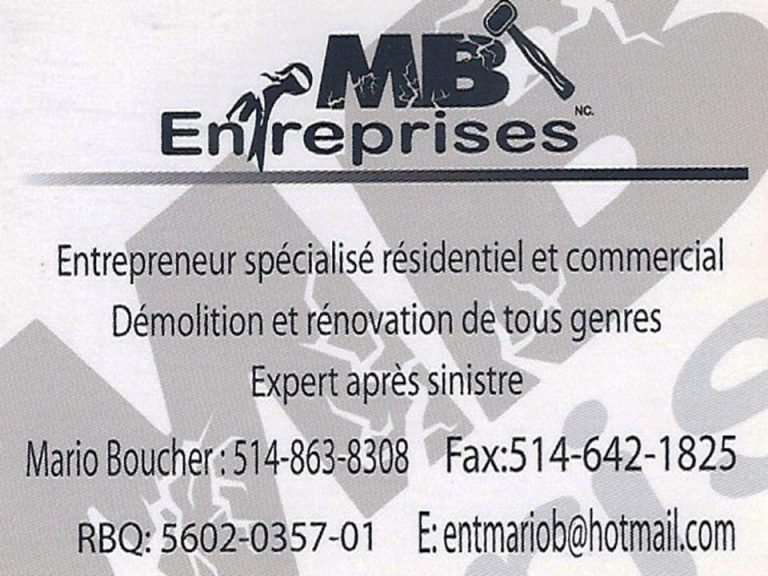 ENTREPRISES MB