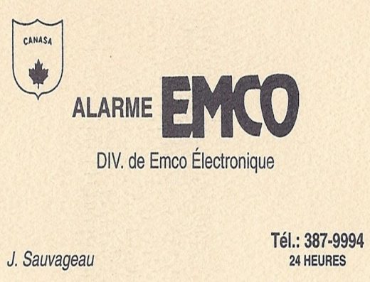 ALARME EMCO DIVISION