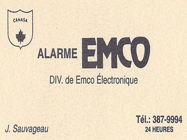 ALARME EMCO DIVISION