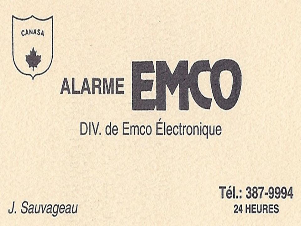 ALARME EMCO DIVISION