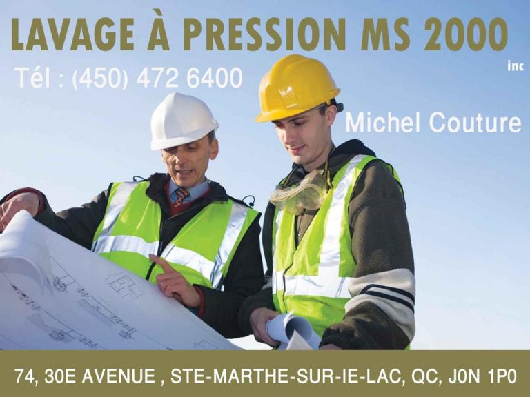 LAVAGE À PRESSION MS 2000 INC