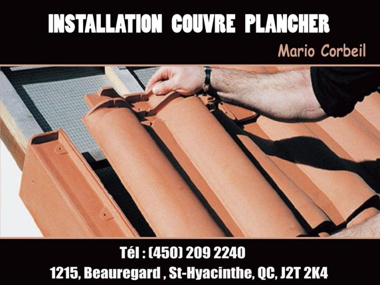 INSTALLATION COUVRE PLANCHER