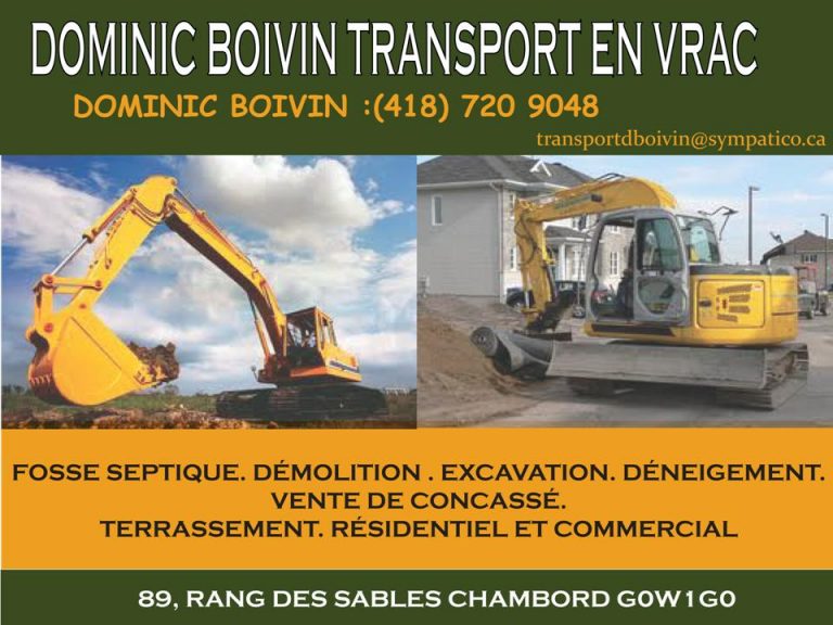 DOMINIC BOIVIN TRANSPORT EN VRAC