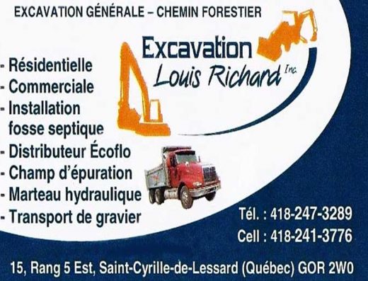 EXCAVATION LOUIS RICHARD