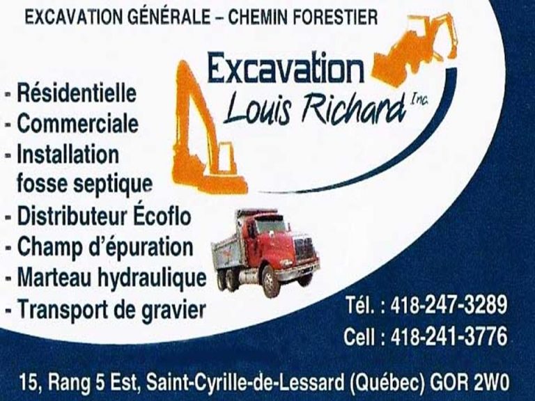 EXCAVATION LOUIS RICHARD