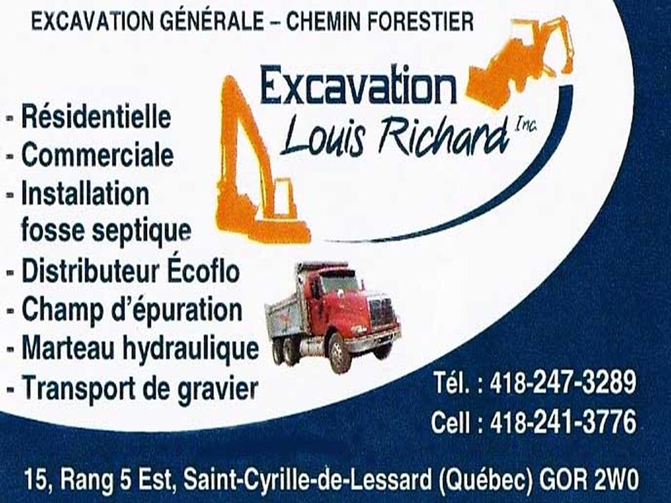 EXCAVATION LOUIS RICHARD
