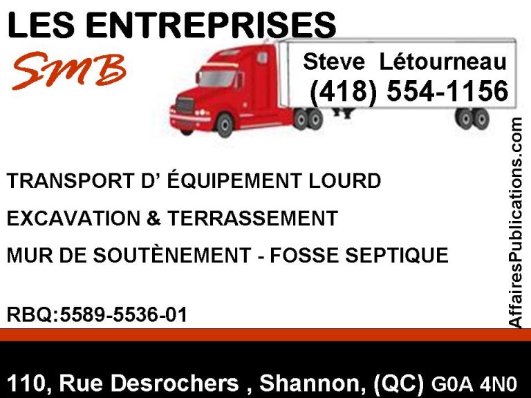 LES ENTREPRISES SMB INC
