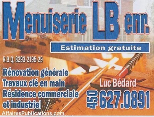 MENUISERIE LB ENR