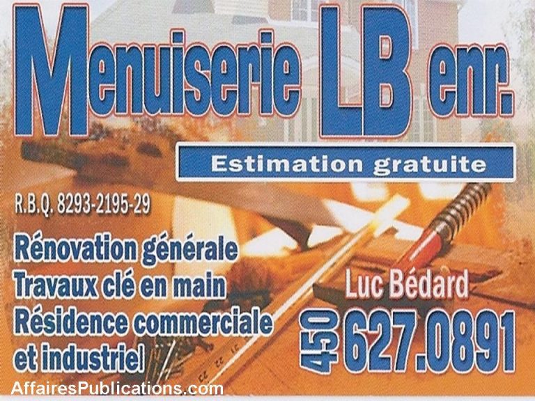 MENUISERIE LB ENR