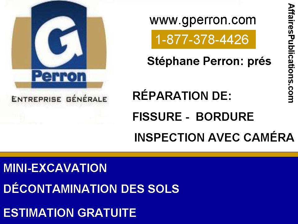 G PERRON ENTREPRISES GÉNÉRALES