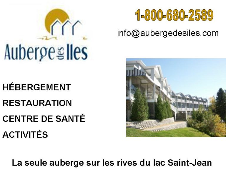 AUBERGE DES ILES LAC ST-JEAN