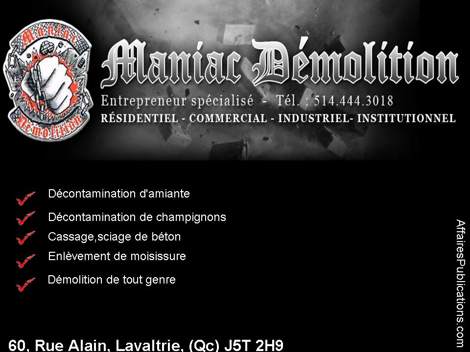 DÉMOLITION MANIAC