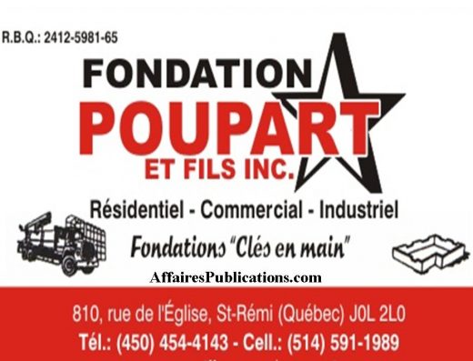 FONDATION POUPART ET FILS