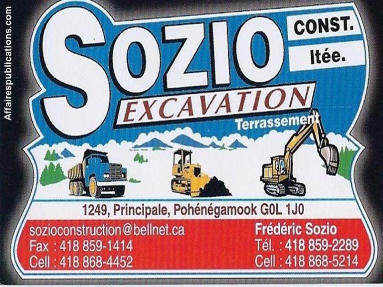SOZIO CONSTRUCTION LTÉE