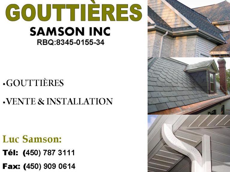 GOUTTIÈRES SAMSON INC