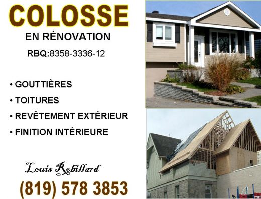 COLOSSE EN RÉNOVATION