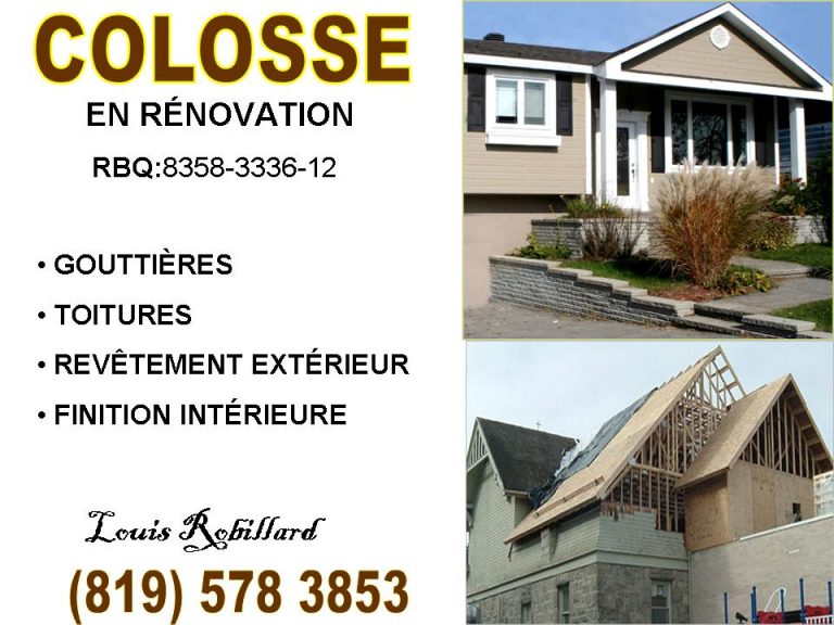 COLOSSE EN RÉNOVATION