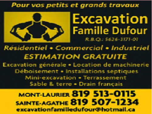 EXCAVATION FAMILLE DUFOUR