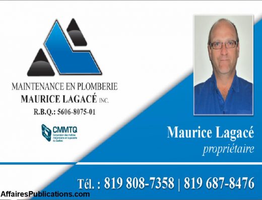 MAINTENANCE EN PLOMBERIE MAURICE LAGACÉ