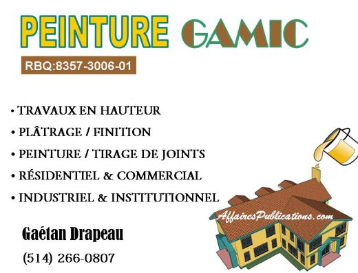 PEINTURE GAMIC INC