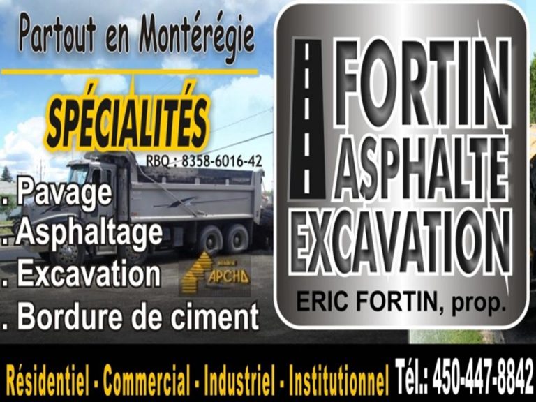 FORTIN ASPHALTE EXCAVATION