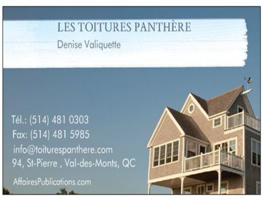 LES TOITURES PANTHÈRE