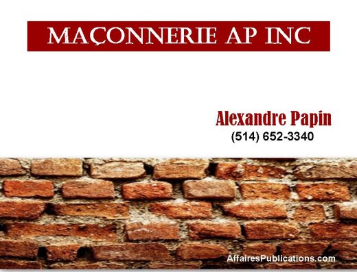 MAÇONNERIE AP INC