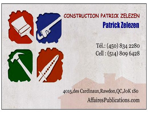 CONSTRUCTION PATRICK ZELEZEN